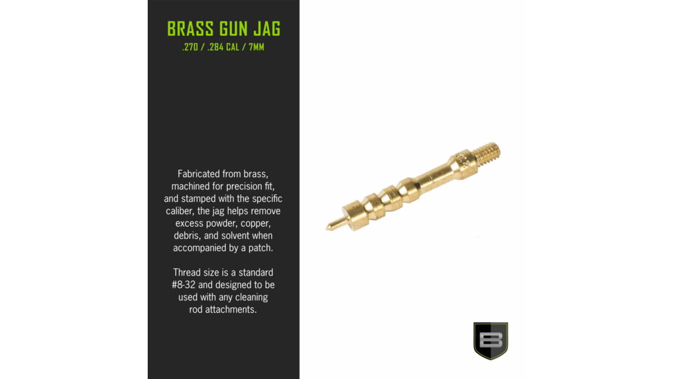 Breakthrough Clean Technologies Brass Cleaning Jag 270 Cal/284 Cal/7mm, BT-270/284/7BJ