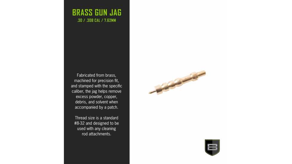 Breakthrough Clean Technologies Brass Cleaning Jag .30 Cal/.308Cal/7.62mm, BT-30BJ