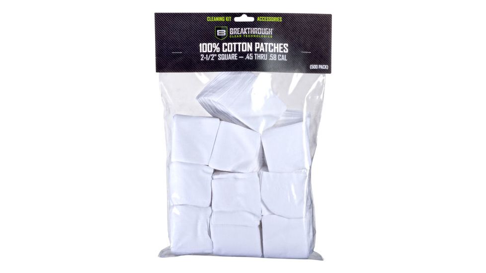 Breakthrough Clean Technologies Breakthrough Cleaning Patches 2 1/2'' Square .45-.58 500 Pck