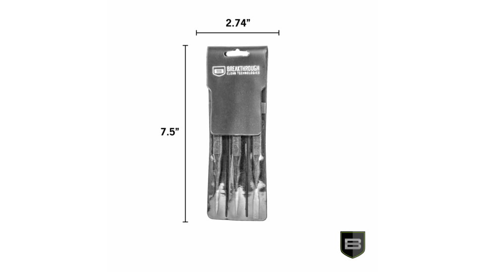 Breakthrough Clean Technologies Double Ended Fiber Reinforced Polymer Picks - 3 Pack with Vinyl Pouch, BT-FRPP-3PK