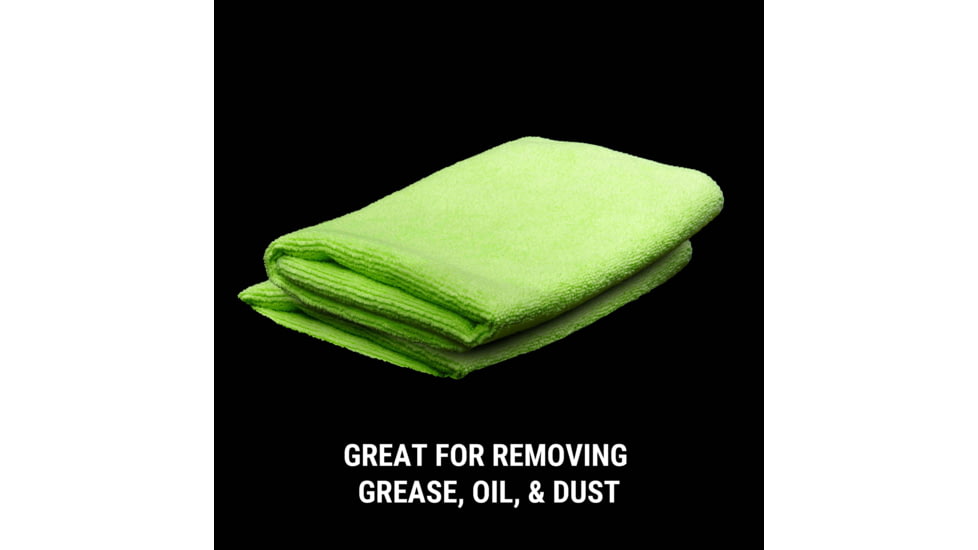Breakthrough Clean Technologies Green Microfiber Towel - 2 Pack, BT-MFT-2PK