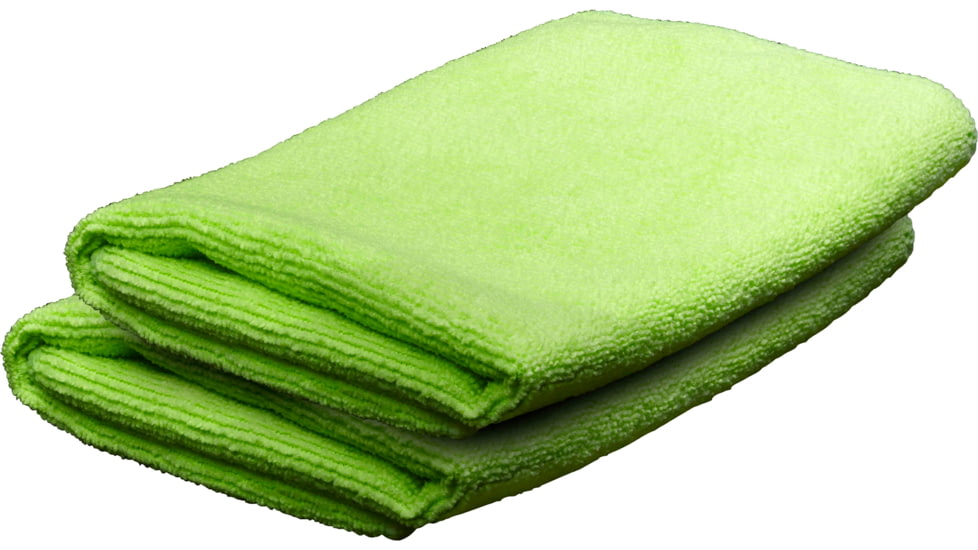 Breakthrough Clean Technologies Green Microfiber Towel - 2 Pack, BT-MFT-2PK
