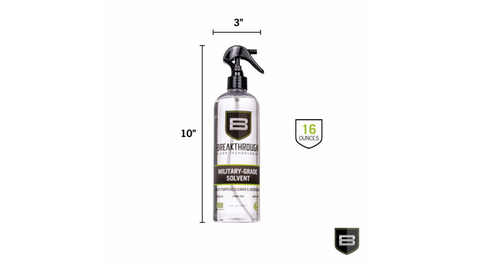 Breakthrough Clean Technologies Military-Grade Solvent Spray, 16 Ounce, BTS-16OZ