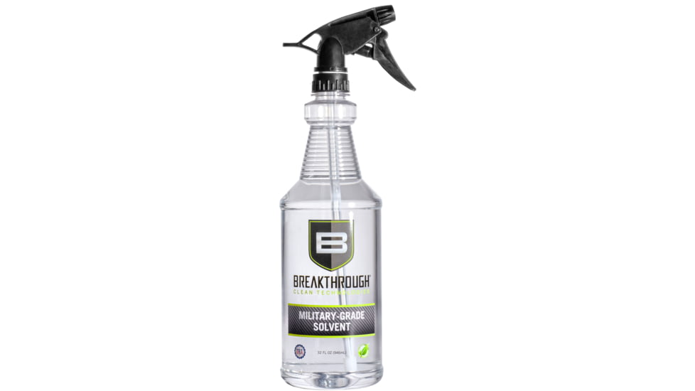 Breakthrough Clean Technologies Military-Grade Solvent - Trigger Spray Bottle, 32 oz, BTS-32OZ-TS