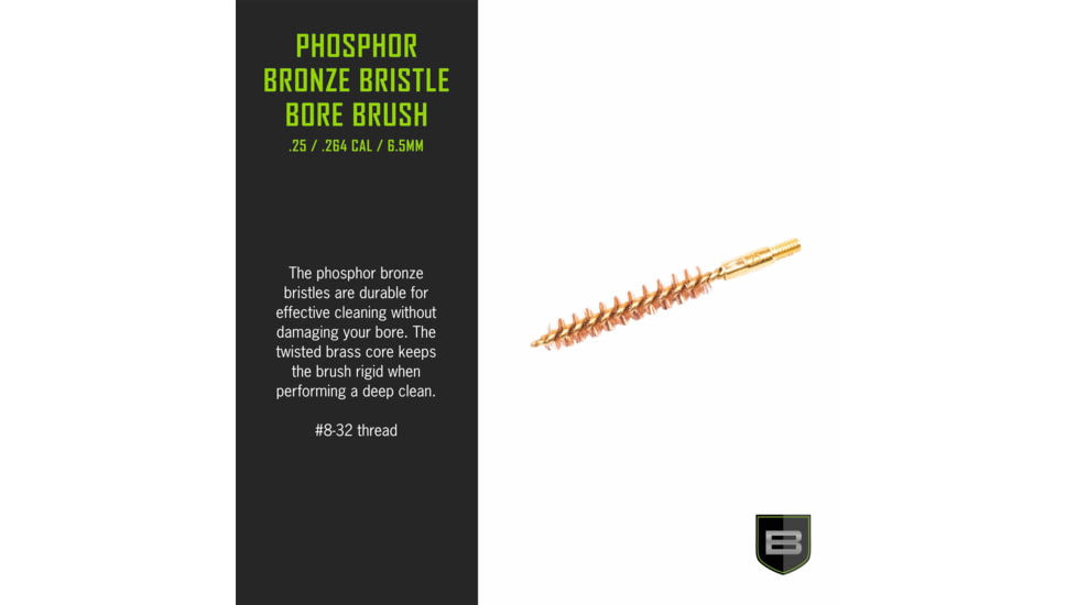Breakthrough Clean Technologies Phosphorus Bronze Bore Brush, .25 Cal, BT-25/6.5PBBB