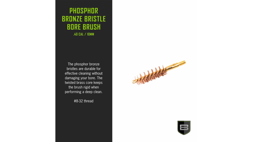 Breakthrough Clean Technologies Phosphorus Bronze Bore Brush, .40 Cal, BT-40PBBB