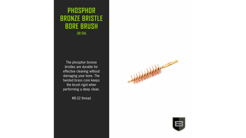 Breakthrough Clean Technologies Phosphorus Bronze Bore Brush, .50 Cal, BT-50PBBB