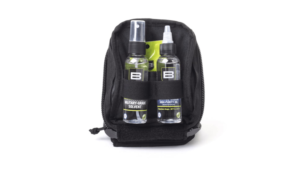 Breakthrough Clean Technologies Pull Through Cleaning Kit for Pistols, .22 cal thru .45 cal, Black, BT-QWIC-P-BLK