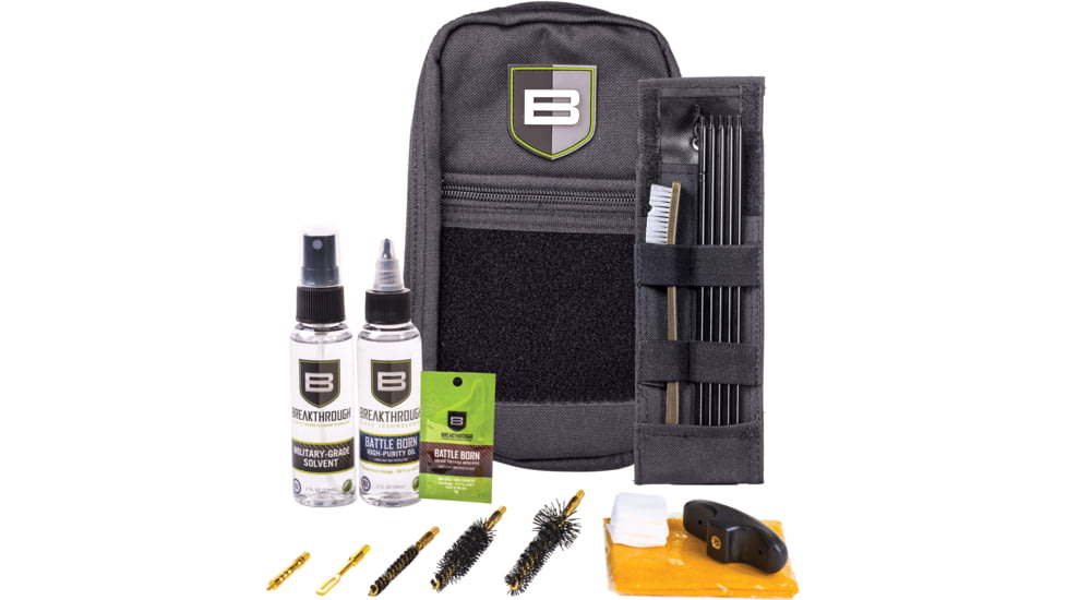 Breakthrough Clean Technologies Rod Cleaning Kit for .223 cal/5.56mm Rifles, Black, BT-LOC-223-BLK