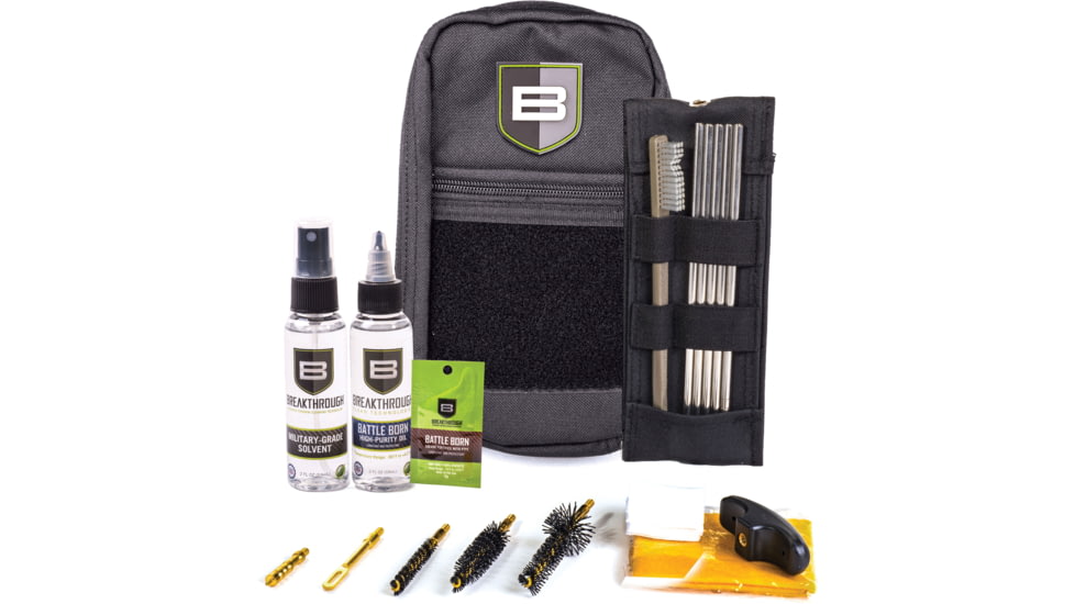 Breakthrough Clean Technologies Rod Cleaning Kit for .308 cal/7.62mm Rifles, Black, BT-LOC-30-BLK