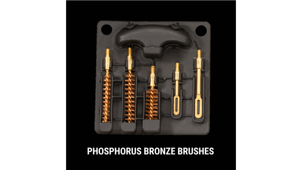 Breakthrough Clean Technologies Shield Series Cable Pull-Through Cleaning Kit, .223, .30 Caliber &amp; 9mm, Black/Gray, BT-MEVA-MIL
