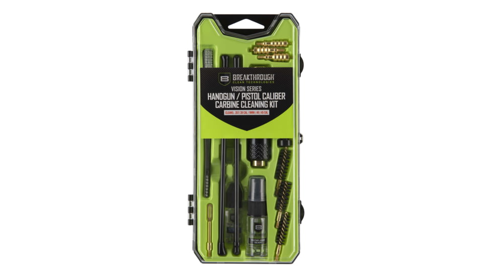 Breakthrough Clean Technologies Vision Series Hard-Case Handgun/PCC Cleaning Kit, .38 Cal/.40 Caliber/.45 Caliber, BT-CCC-HG/PCC