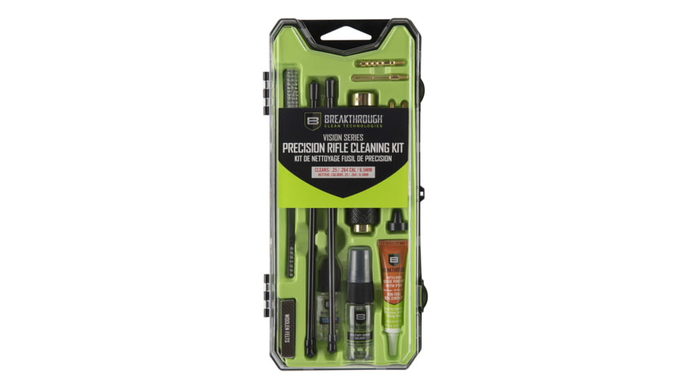 Breakthrough Clean Technologies Vision Series Hard-Case Precision Rifle Cleaning Kit, .25 Caliber/6.5mm, BT-CCC-25R