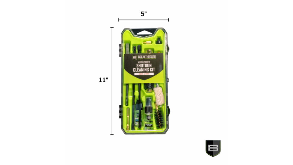 Breakthrough Clean Technologies Vision Series Hard-Case Shotgun Cleaning Kit, 12 Gauge, BT-CCC-12G