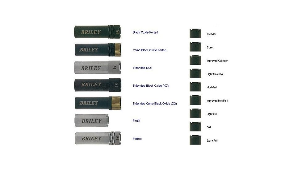 Briley Extended Cylinder Extra Full Invector Black Choke Tube For Browning 12079