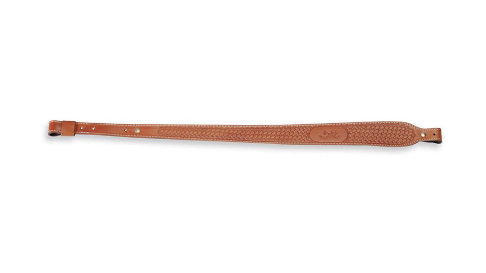 Browning Basketweave Leather Sling Antique