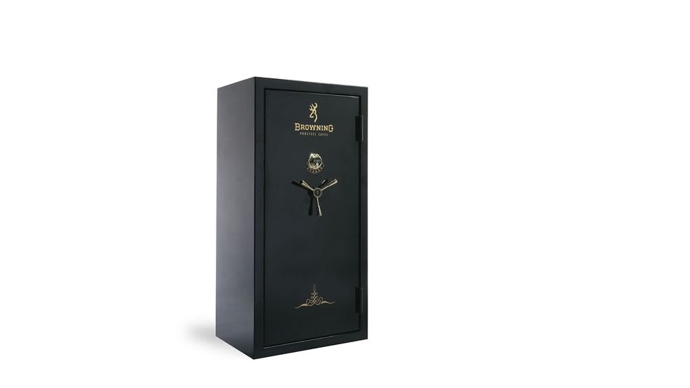 Browning Bronze Series BR24F Gun Safe Closed Textured Charcoal Scroll 1603953615