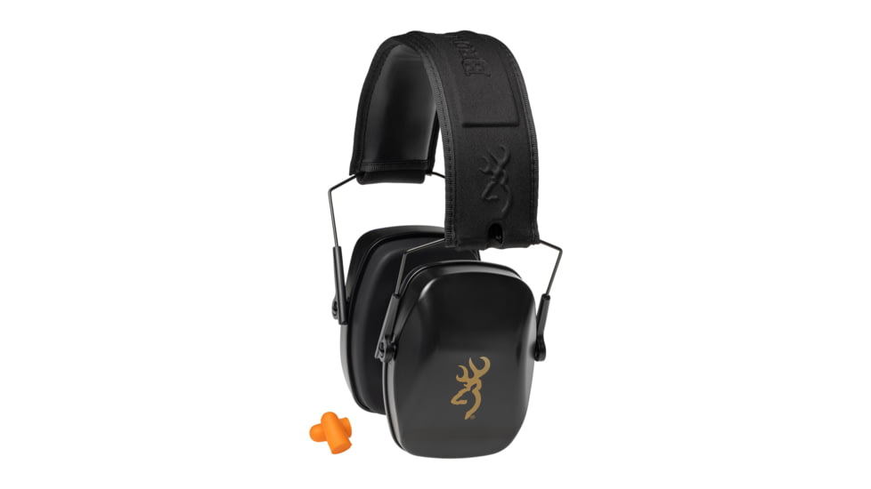 Browning Buckmark Iii Hearing Protector Fldbl Nrr 27db Black
