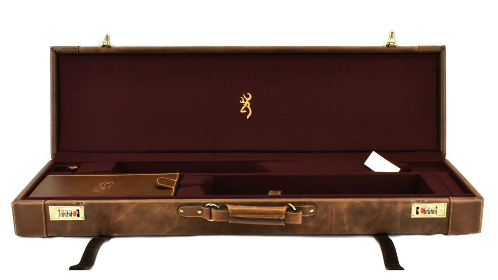 EDEMO Browning Flexible Gun Case J.M.B. Crazy Horse Leather Brown 1428798208, EDEMO1