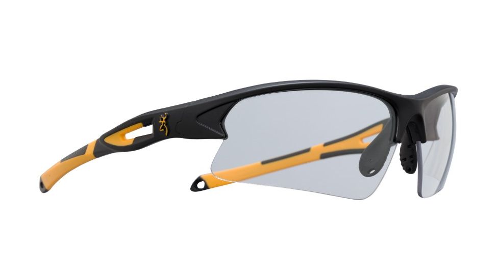 Browning On-Point Shooting Glasses, Black/Gold 127173