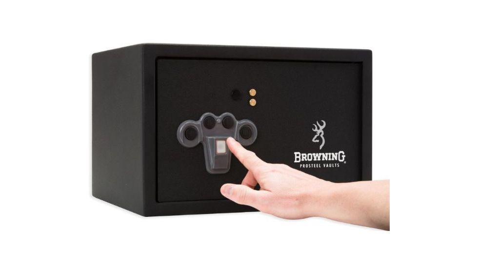 Browning PV1500 Pistol Vault w/Biometric Keypad,Textured Black 1601100233