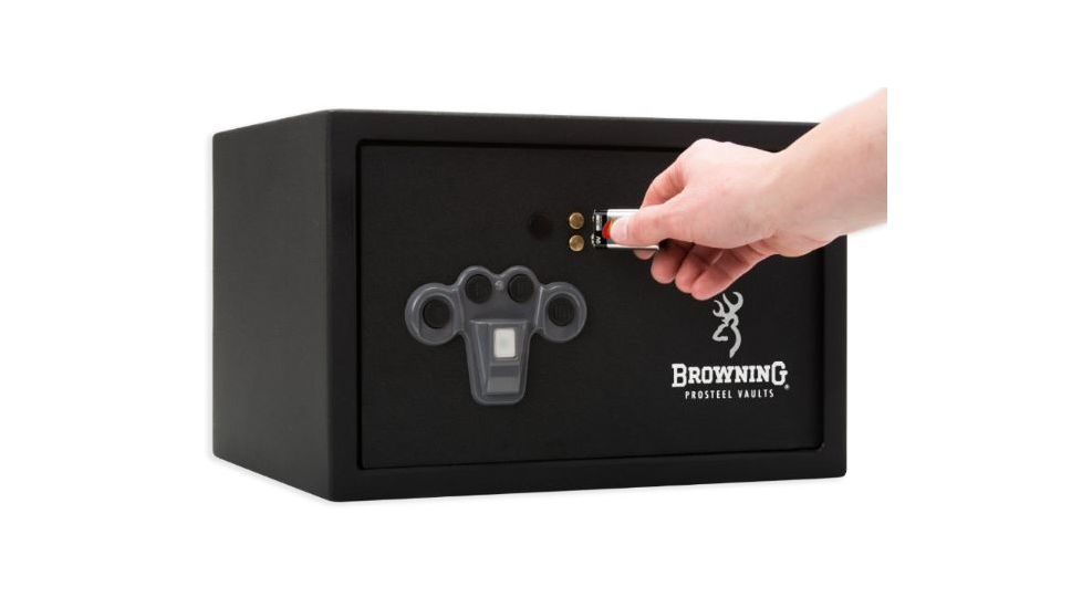 Browning PV1500 Pistol Vault w/Biometric Keypad,Textured Black 1601100233