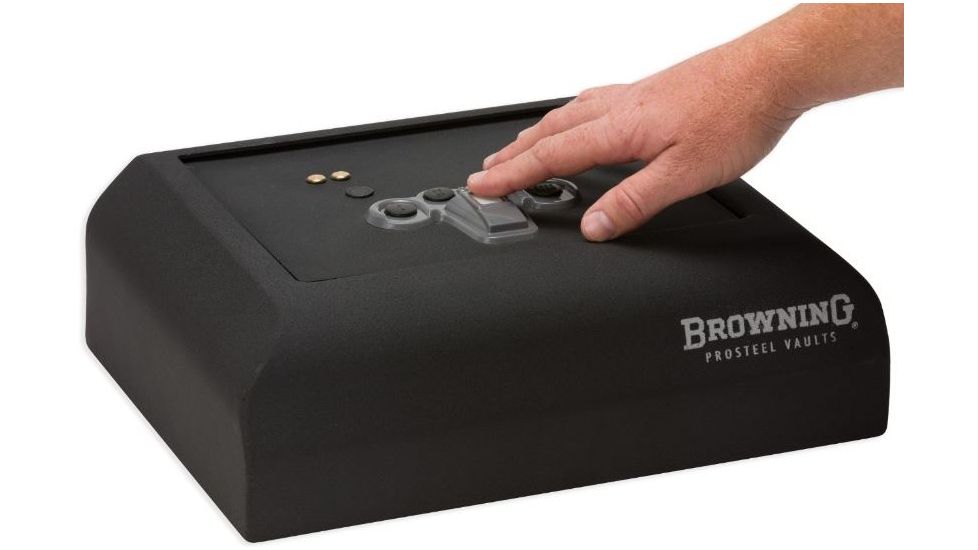 Browning PV500 Pistol Vault w/Biometric Keypad,Textured Black 1601100232