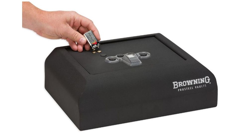 Browning PV500 Pistol Vault w/Biometric Keypad,Textured Black 1601100232