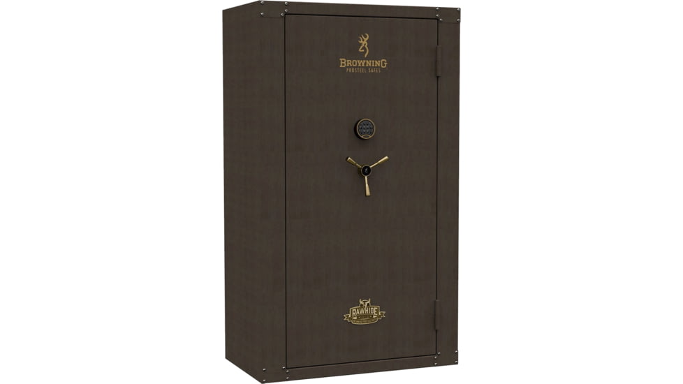 Browning RW49T 72in Rawhide SG Electronic Gun Safe, 49 Guns, Raw Metal Antique Bronze, 1601100350