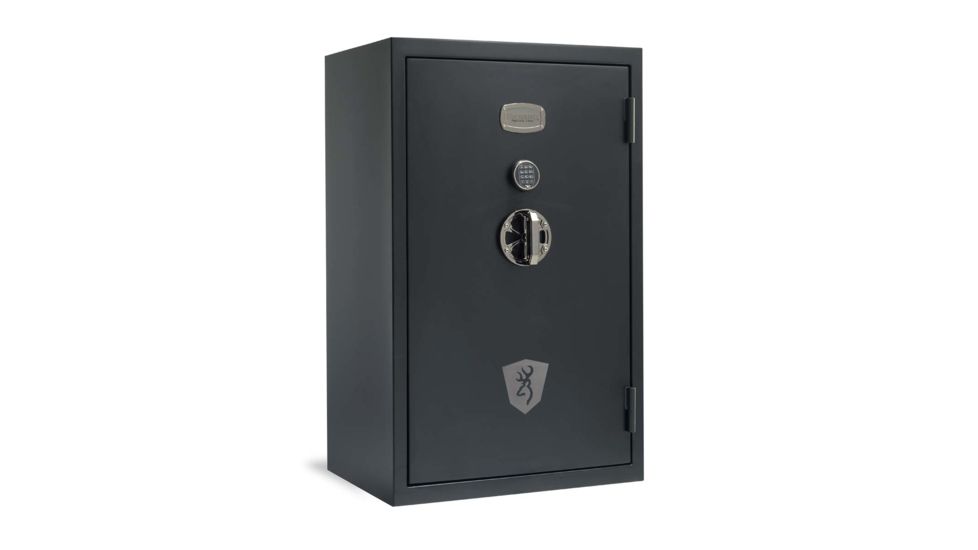 Browning Safes Black Label Mark III Wide MP33 Gun Safe,58x36x27in,Matte Black,Black Chrome,Shield,Securam Electronic Lock 1601100203