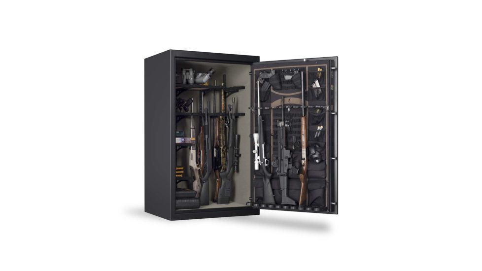 Browning Safes Black Label Mark III Wide MP33 Gun Safe,58x36x27in,Matte Black,Black Chrome,Shield,Securam Electronic Lock 1601100203