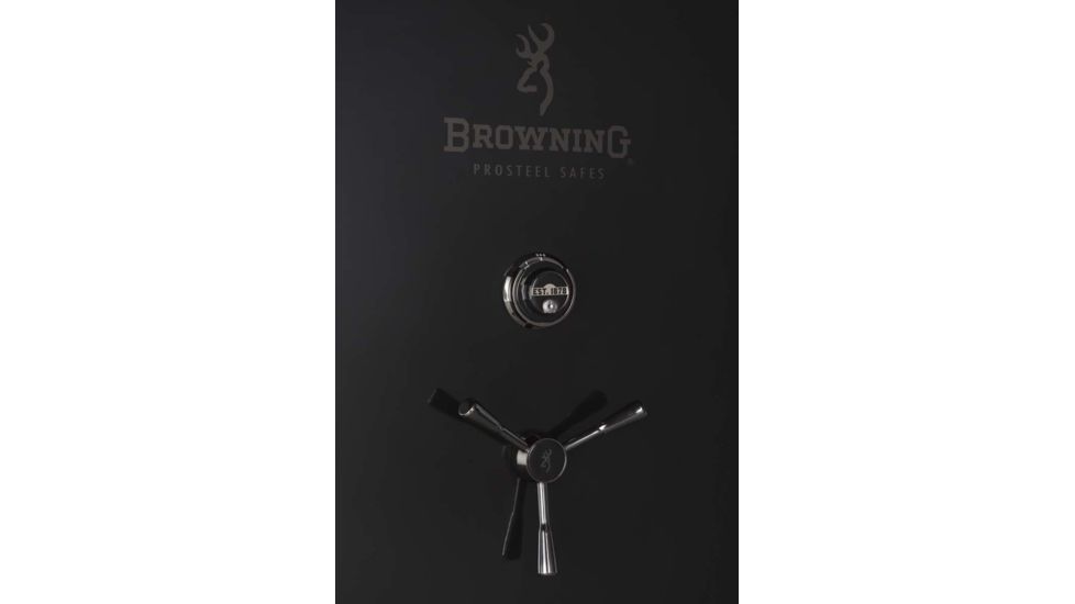 Browning Safes Heavyweight Extra Wide HW41 Gun Safe,60x44x27in,Textured Charcoal,Black Chrome,HW Scroll,S and G Mechanical Lock 1601100175