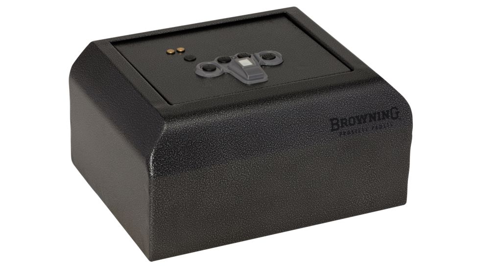 Browning Safes PV1000 Pistol Vault Textured Biometric, Black, 1601100244