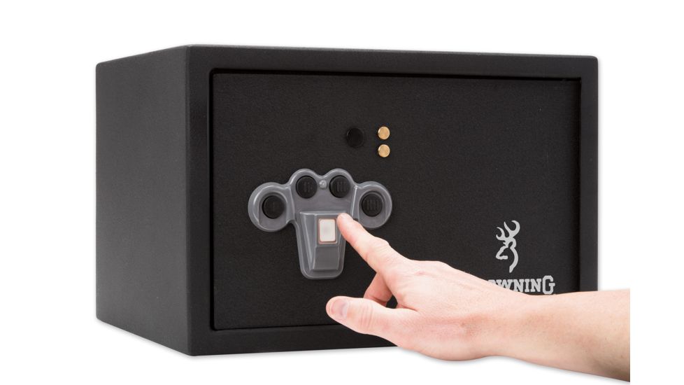 Browning Safes PV1500 Pistol Vault Textured Biometric, Black, 1601100246