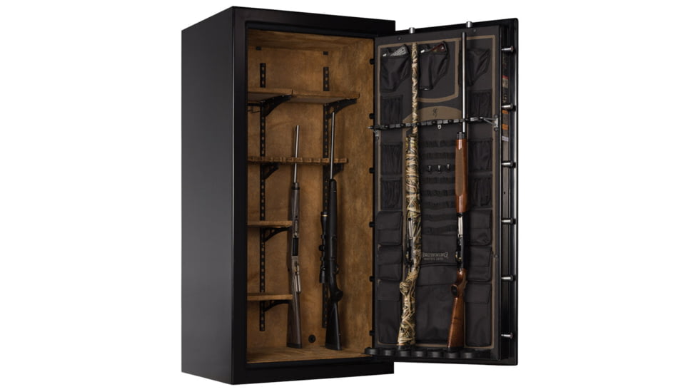Browning Safes Rawhide RW33 Gun Safe, Electronical Lock, Raw Metal, 33, RW33-MTL-AB-E