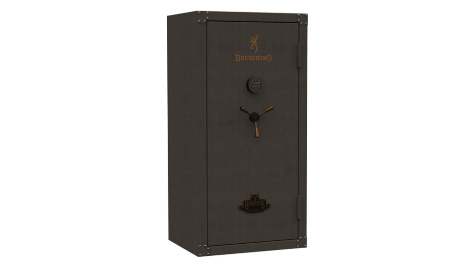 Browning Safes Rawhide RW33 Gun Safe, Electronical Lock, Raw Metal, 33, RW33-MTL-AB-E