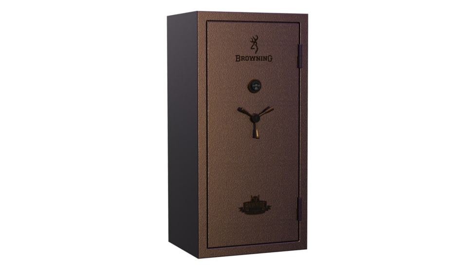 Browning Safes Rawhide RW33 Gun Safe, Electronical Lock, Textured Saddle Brown, 33, RW33-SDBRN-AB-E