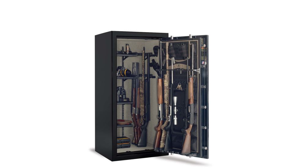 Browning Safes Silver Standard SR33 Gun Safe,60x30x25in,Gloss 1601100160