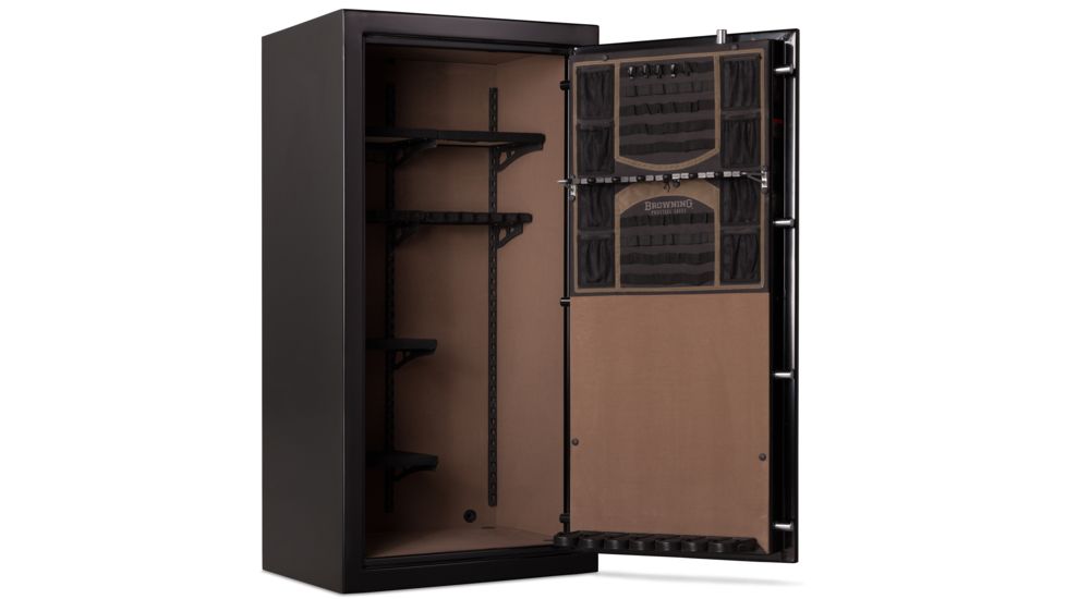 Browning Safes Sporter 33 - Standard Safe, Gloss Black Ul Rated Electronic Lock, Chrome Trim, 1601100279