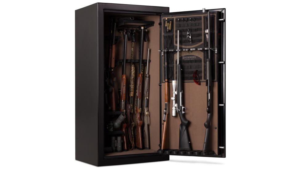 Browning Safes Sporter 33 - Standard Safe, Gloss Black Ul Rated Electronic Lock, Chrome Trim, 1601100279
