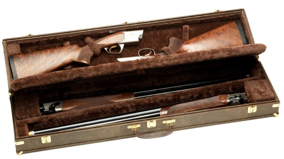 Browning Traditional Two-Gun Fitted Shotgun Case, Brown, 142890