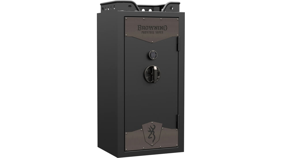 Browning US33 Armored Cast Iron SG Electronic Gun Safe, 33 Guns, Satin Black, 1601100361