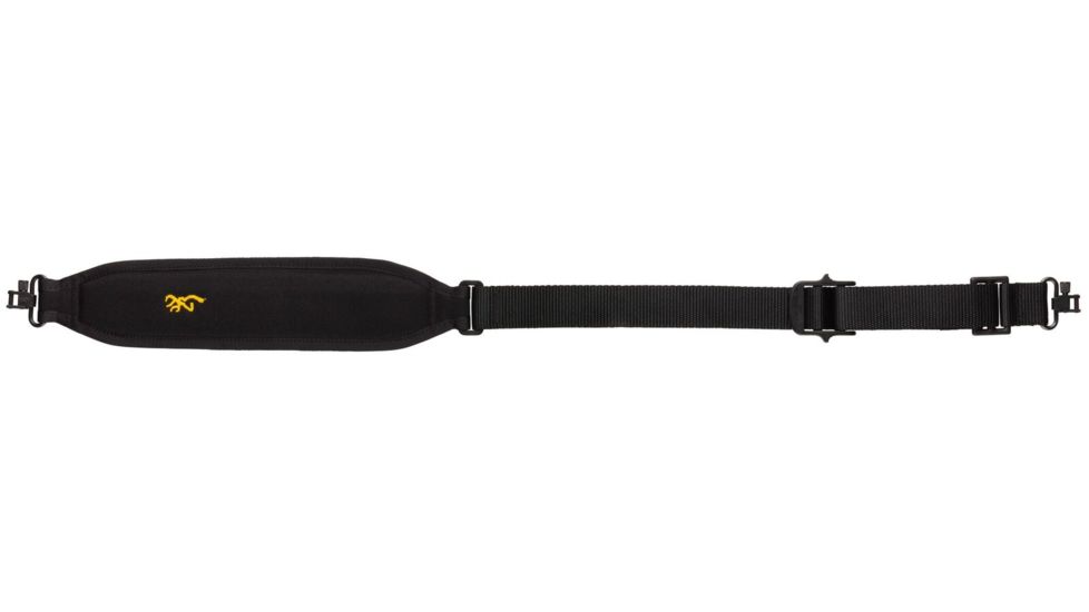 Browning X-Cellerator Plus Rifle Sling w/ Neoprene Shoulder Pad, 25-36in, Black 122312025