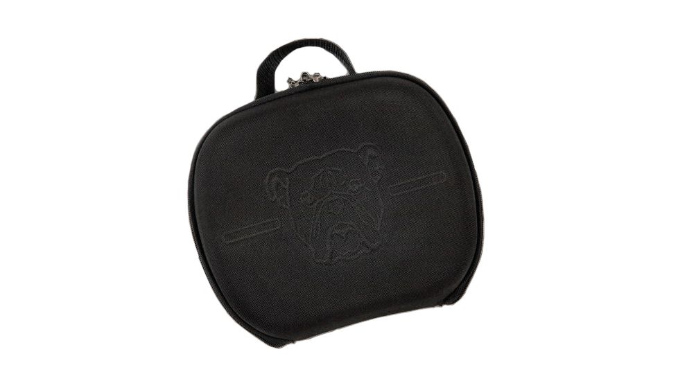 Bulldog Cases &amp; Vaults 7.5 In. X 9 In. Black Molded Nylon Pistol Case with Handles And Egg Crate