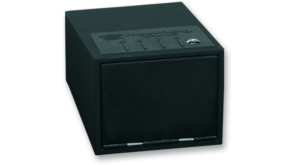 Bulldog Cases &amp; Vaults 13x8x6in Deluxe Pistol Vault w/ Light, Combination Lock BD1500