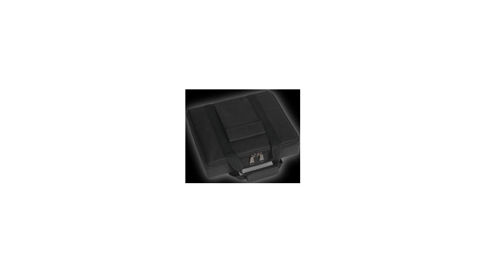 Bulldog Cases &amp; Vaults 12x10in. Pistol Case and Holster, Black w/ Taurus Logo, for Taurus MP BD567T