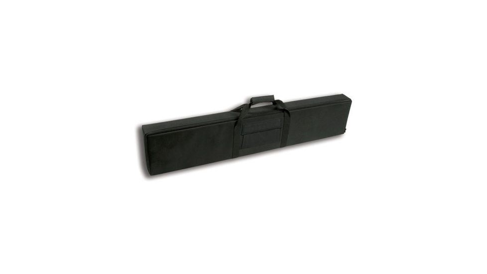 Bulldog Cases &amp; Vaults 52&quot; X 9&quot; Black Nylon Rifle / Shotgun Case w/ Locking Zipper BD552
