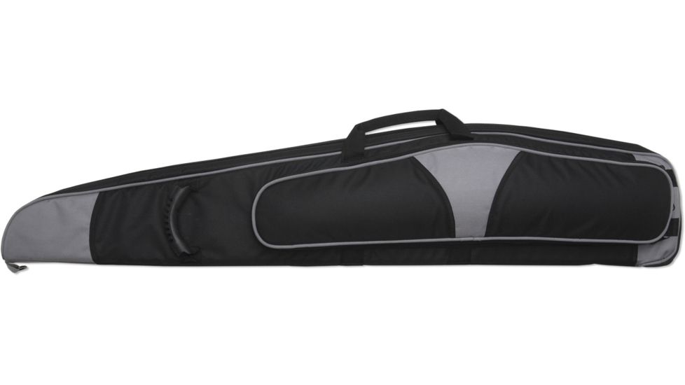 Bulldog Cases &amp; Vaults Hybrid &quot;Magnum&quot; Rifle Case 44&quot; Black w/ Silver Trim BD263-44