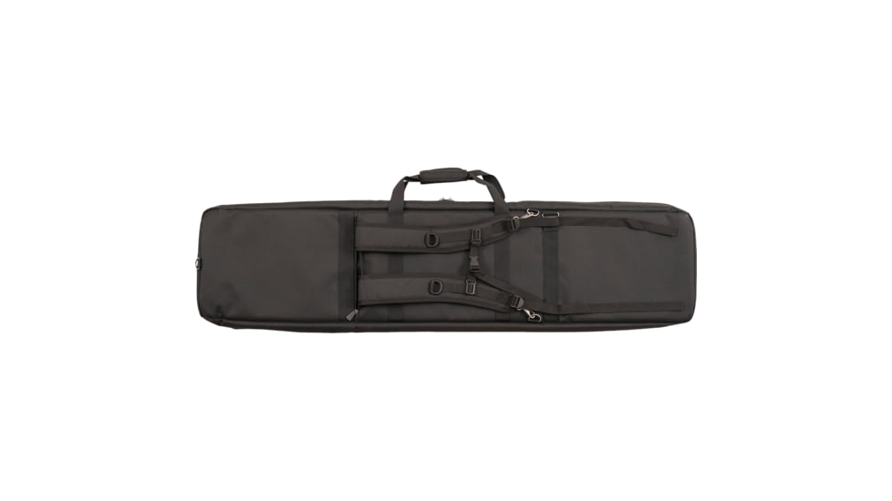 Bulldog Cases Double Suppressor Tactical Rifle Bag, 38 in, Poly Oxford Nylon Material, Black, BDT74-38B