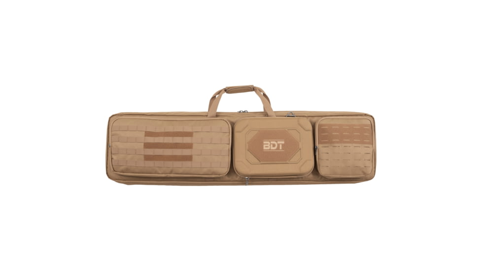 Bulldog Cases &amp; Vaults Double Suppressor Tactical Rifle Bag, 48in, Tan, BDT74-48T